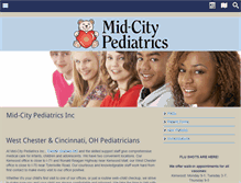 Tablet Screenshot of midcitypediatrics.com